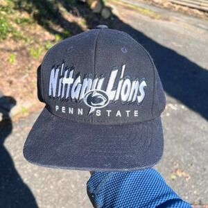 1990s Penn State University Drew Pearson Old English NFL SnapBack hat